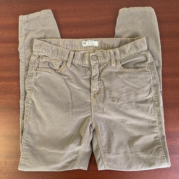 Free People High-Rise Cords Skinny EUC - Picture 2 of 7